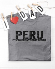 Peru - My Story Begins Classic T-Shirt apparel-classic-tshirt-lifestyle-front-207