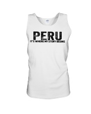 Peru - My Story Begins Unisex Tank tile