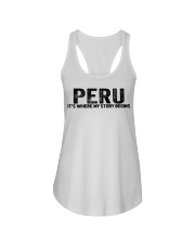 Peru - My Story Begins Ladies Flowy Tank tile