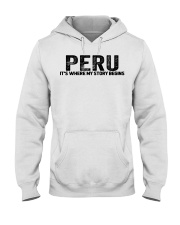 Peru - My Story Begins Hooded Sweatshirt tile