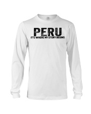 Peru - My Story Begins Long Sleeve Tee tile