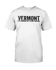 Vermont - My Story Begins Premium Fit Mens Tee tile