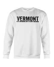Vermont - My Story Begins Crewneck Sweatshirt tile