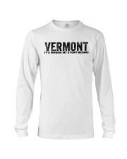Vermont - My Story Begins Long Sleeve Tee tile
