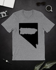 MAP PUERTO RICO IN NEVADA Classic T-Shirt lifestyle-mens-crewneck-front-16