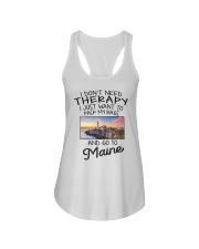 Pack My Bags - Go To Maine Ladies Flowy Tank tile