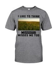 Missouri Misses Me Too Classic T-Shirt front