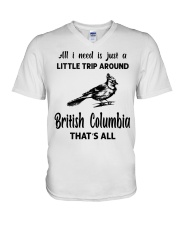 A Little Trip Around British Columbia V-Neck T-Shirt tile