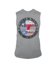 LIVING IN TEXAS WITH PUERTO RICAN ROOTS Sleeveless Tee tile