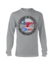 LIVING IN TEXAS WITH PUERTO RICAN ROOTS Long Sleeve Tee tile