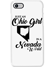 OHIO GIRL IN NEVADA Phone Case tile