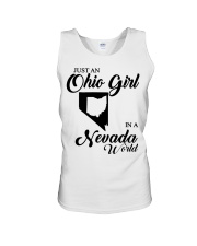 OHIO GIRL IN NEVADA Unisex Tank tile