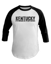 Kentucky - My Story Begins Baseball Tee tile