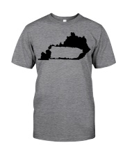 MAP PUERTO RICO IN KENTUCKY Classic T-Shirt front