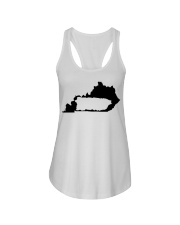 MAP PUERTO RICO IN KENTUCKY Ladies Flowy Tank tile