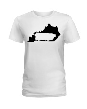 MAP PUERTO RICO IN KENTUCKY Ladies T-Shirt tile