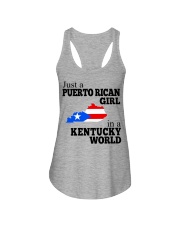 PUERTO RICAN GIRL IN KENTUCKY Ladies Flowy Tank tile