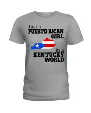 PUERTO RICAN GIRL IN KENTUCKY Ladies T-Shirt tile