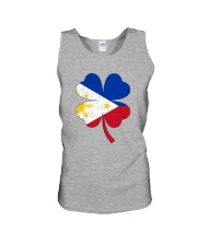 Flag Philippines Four Leaf Clover Unisex Tank tile