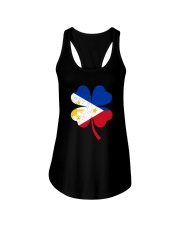 Flag Philippines Four Leaf Clover Ladies Flowy Tank tile