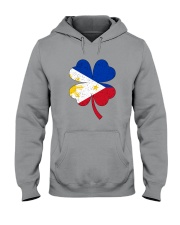 Flag Philippines Four Leaf Clover Hooded Sweatshirt tile