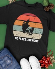 Denmark No Place Like Home Classic T-Shirt apparel-classic-tshirt-lifestyle-back-69