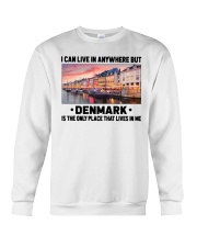 Denmark Only Place Lives In Me Crewneck Sweatshirt tile