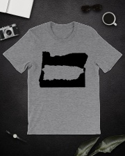 MAP PUERTO RICO IN OREGON Classic T-Shirt lifestyle-mens-crewneck-front-16