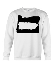 MAP PUERTO RICO IN OREGON Crewneck Sweatshirt tile