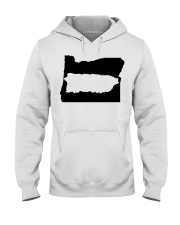 MAP PUERTO RICO IN OREGON Hooded Sweatshirt tile