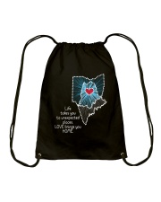 OHIO MAINE LOVE BRINGS YOU HOME Drawstring Bag tile