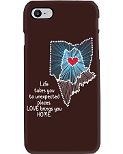 OHIO MAINE LOVE BRINGS YOU HOME Phone Case tile