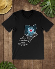 OHIO MAINE LOVE BRINGS YOU HOME Classic T-Shirt lifestyle-mens-crewneck-front-18
