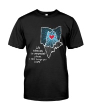 OHIO MAINE LOVE BRINGS YOU HOME Premium Fit Mens Tee tile