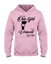 OHIO GIRL IN VERMONT Hooded Sweatshirt front