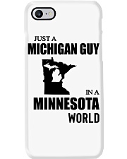 MICHIGAN GUY IN MINNESOTA Phone Case tile