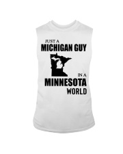 MICHIGAN GUY IN MINNESOTA Sleeveless Tee tile