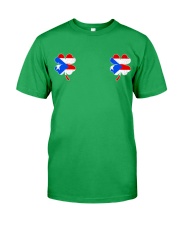 Puerto Rico Flag - Four Leaf Clover Classic T-Shirt front