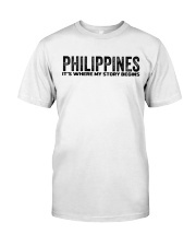 Philippines - My Story Begins Classic T-Shirt tile