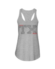 Texas cities Ladies Flowy Tank tile