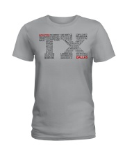Texas cities Ladies T-Shirt tile