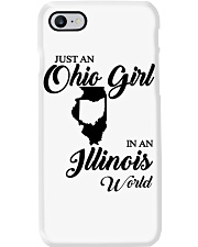 OHIO GIRL IN ILLINOIS Phone Case tile