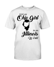 OHIO GIRL IN ILLINOIS Classic T-Shirt tile