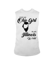 OHIO GIRL IN ILLINOIS Sleeveless Tee tile