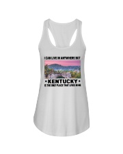 Kentucky Only Place Lives In Me Ladies Flowy Tank tile