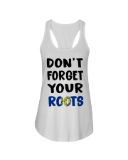 Oregon Flag Don't Forget Your Roots Ladies Flowy Tank tile