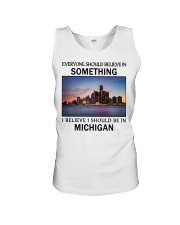 Should Be In Michigan Unisex Tank tile
