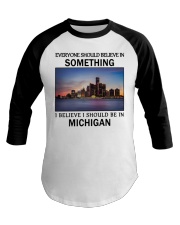 Should Be In Michigan Baseball Tee tile