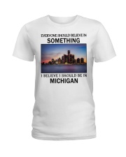Should Be In Michigan Ladies T-Shirt tile