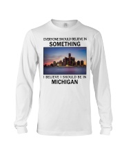 Should Be In Michigan Long Sleeve Tee tile